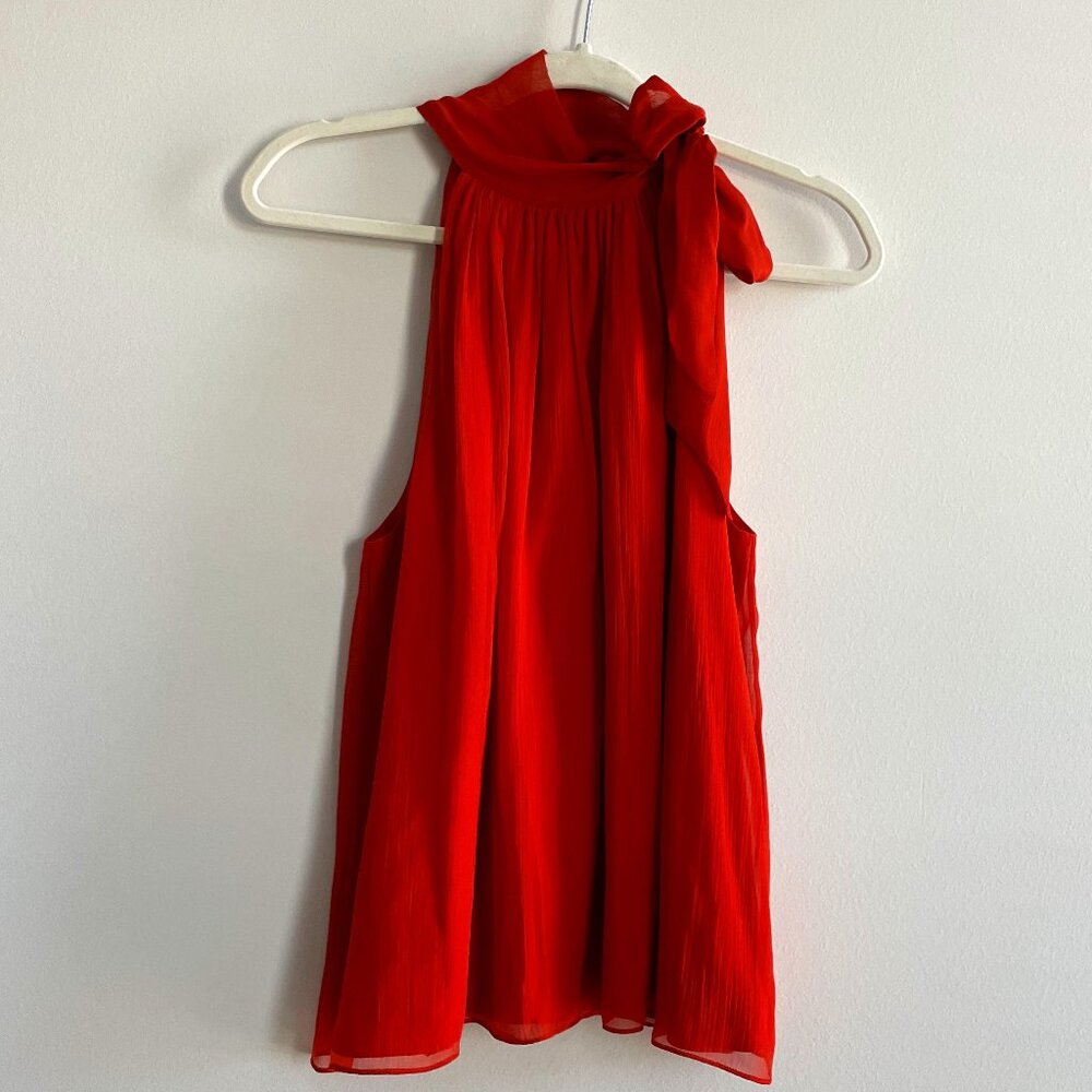 NWT Theory Silk Top Sz L